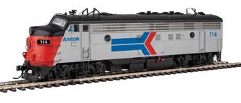 FP7 EMD 114 of Amtrak 