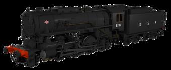 USATC S160 2-8-0 Black with U.S.A on Tender No.5197 (as Preserved) Steam Locomotive