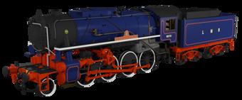 USATC S160 2-8-0 Franklin D. Roosevelt Longmoor Military Railway Blue No.WD701 Steam Locomotive - DCC Sound