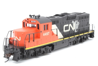GP9M EMD 4497 of the Canadian National 