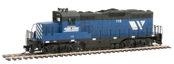 GP9M EMD 116 of the Montana RailLink