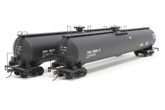 Pack of two 33,000 Gallon Liquid Propane Gas Tank Cars