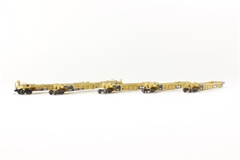 Thrall 5-Unit articulated container car of the TTX Company - yellow 72855