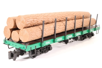 Flat Car with log load of the Coal Creek Lumber Company
