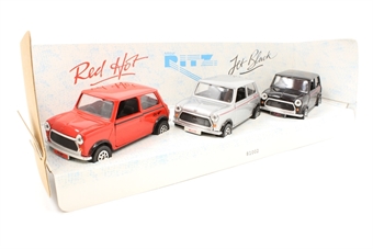 Mini Three Car Set - 'Red Hot, Ritz & Jet Black'
