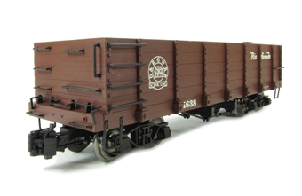 Gondola car #1638 of the Denver & Rio Grande Western Railroad