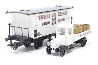 Beer Wagon and Delivery Truck - 'Tuchersche Brauerei' of the Royal Bavarian State Railway