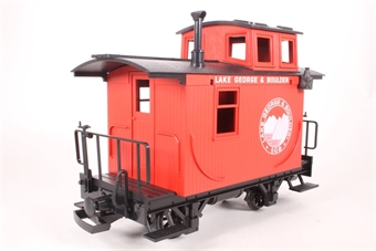 Wood sided cupola caboose 'Lake George & Boulder'