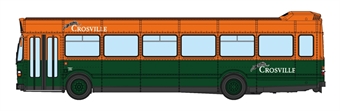 Leyland National Mk1 in Crosville green & orange - KMA 406T - suspended from production