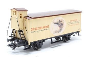 Covered Goods Wagon "Circus Karl Krone" with Brake Cab