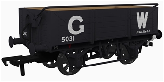 GWR Dia. O15 open wagon 5031 in GWR grey with 25' lettering