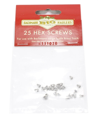 Bag of 25 Hexagonal screws