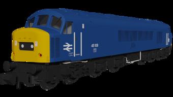 Class 45 45108 BR Blue With Domino Headcodes Diesel Locomotive