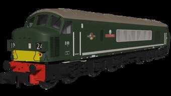 Class 45 D99 "3rd Carabinier" BR Green With Small Yellow Panels Diesel Locomotive - DCC Sound