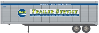 40' Trailers, Baltimore and Ohio "Trailer Service" (2-Pack)