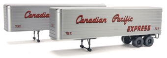 35' Fluted-Side Trailers, Canadian Pacific (2-Pack)