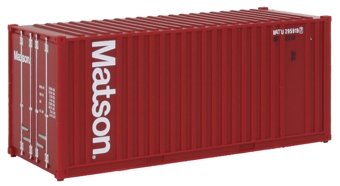20' Ribbed-Side Container, Matson