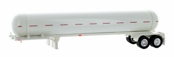 White Propane Tanker with White Frame