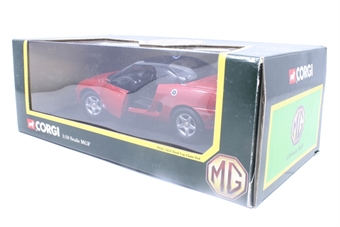 MGF hard top in flame red