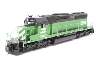 SD40-2 EMD 8097 of the Burlington Northern