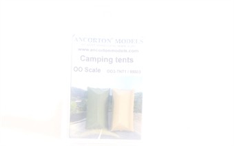 Pair of camping tents