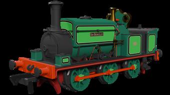 Manning Wardle L Class Sir Berkeley (as Preserved) in Lined Green 0-6-0ST Steam Tank Locomotive  - DCC Sound
