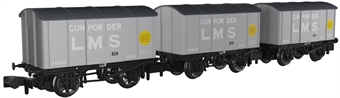 "Not Quite Mink" Vans LMS Acid/ Gunpowder Pack in LMS grey - Pack of 3 (240251, 246414 & 221203)