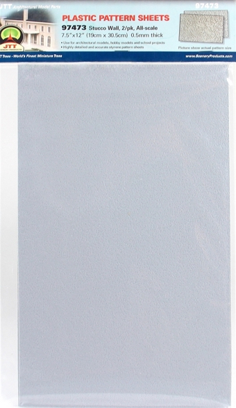 Pat Sheet Stucco Wall 2/ - N-Scale