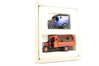 Model T van and Thornycroft truck set - Bass brewery - Limited editon