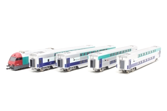 5 Car Set KTT Double- Deck Through Train