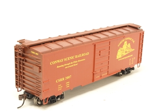 40' Boxcar of the Conway Scenic Railroad