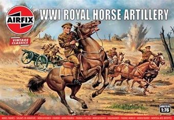 WW1 Royal House Artillery pack - Airfix Classics range - plastic kit