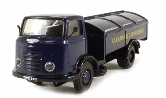 Karrier Bantam Refuse Truck "Cleansing Department" in dark blue (circa 1954-1964)