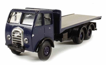 Foden DG 3 Axle Flatbed in dark blue (circa 1948-1958)