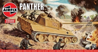 Panzerkampfwagen V Panther tank - Airfix Classics range - plastic kit