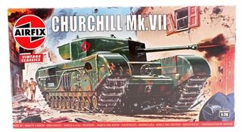 Churchill Mk 7 tank - Airfix Classics range - plastic kit