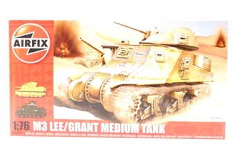 Lee Grant Tank with British and American marking transfers - Suitable load for OO Warwell Wagon