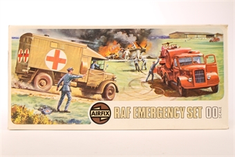 RAF Emergency Set with Austin K2 Ambulance and Austin K6 crash tender fire engine