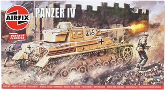Panzer IV tank - Airfix Classics range - plastic kit