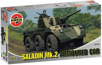 Saladin MkII Armoured Car with British Army marking transfers