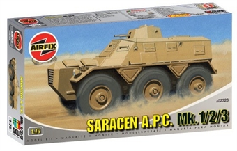 Saracen APC Mk 1/2/3 with British Army marking transfers.