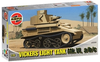 Vickers MkVI Light Tank with 3 British Army marking transfers