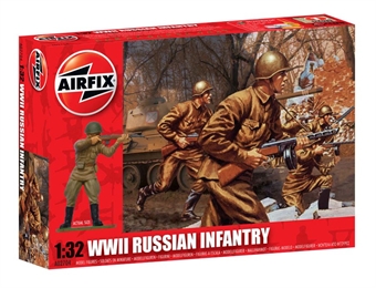 WWII Russian Infantry in assorted poses (14)