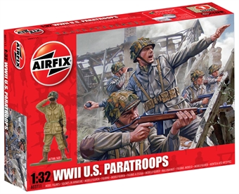 WWII US Paratroopers in assorted poses (14).