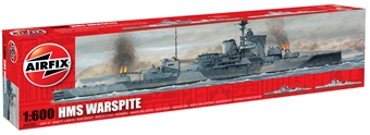 HMS Warspite with Royal Navy marking transfers