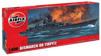 Bismarck Or Tirpitz with Kriegsmarine marking transfers