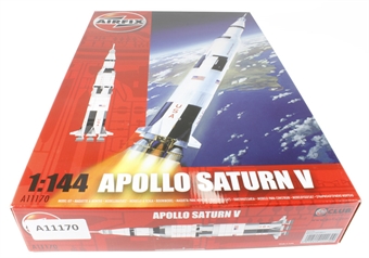 Apollo Saturn V rocket with NASA marking transfers