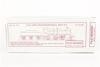 GWR 43xx Churchward Mogul Kit (required Graham Farish 376-025 chassis)