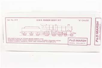 GWR 78xx Manor Kit (requires Graham Farish 376-010 chassis)