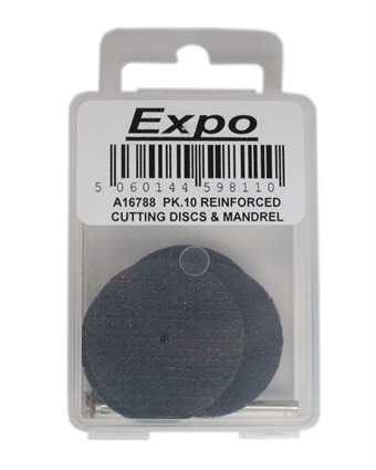 Reinforced Discs With Mandrel - Pack of 10